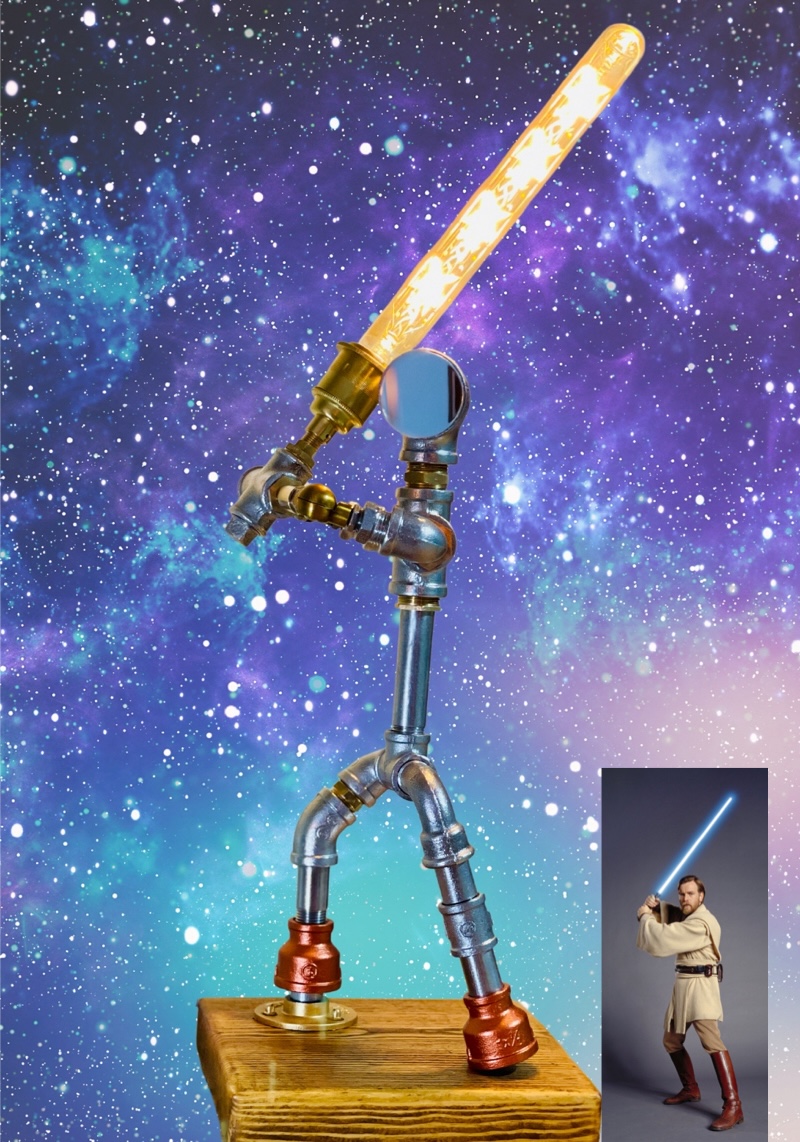 Obi-'Watt' Kenobi—Jedi Knight Lamp